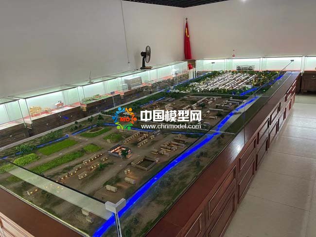 村鎮(zhèn)黨史展沙盤(pán)模型