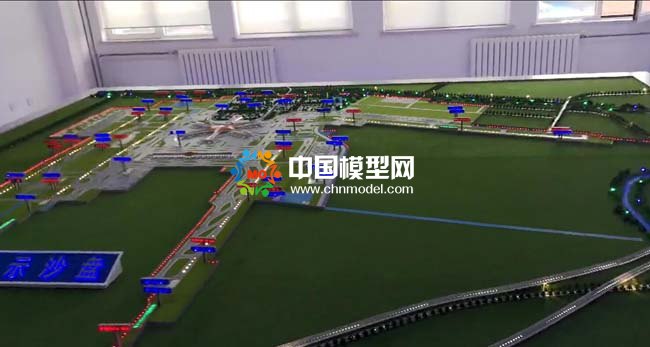 空中交通管理局大興機(jī)場沙盤模型