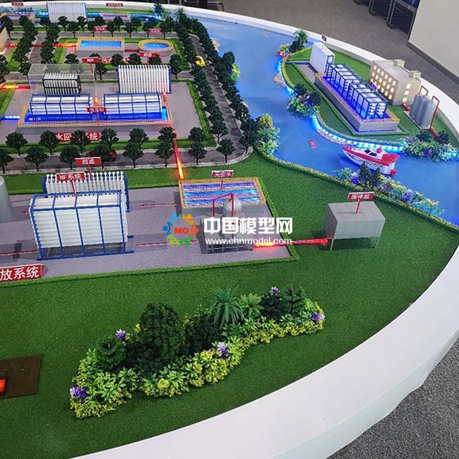 超濾零排放污水回用系統(tǒng)沙盤(pán)模型