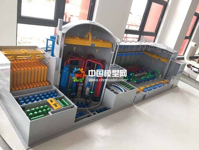 第四代核電高溫氣冷堆核電站模型