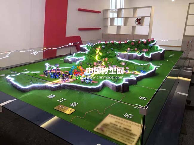 助力鄉(xiāng)村展示成果沙盤(pán)模型