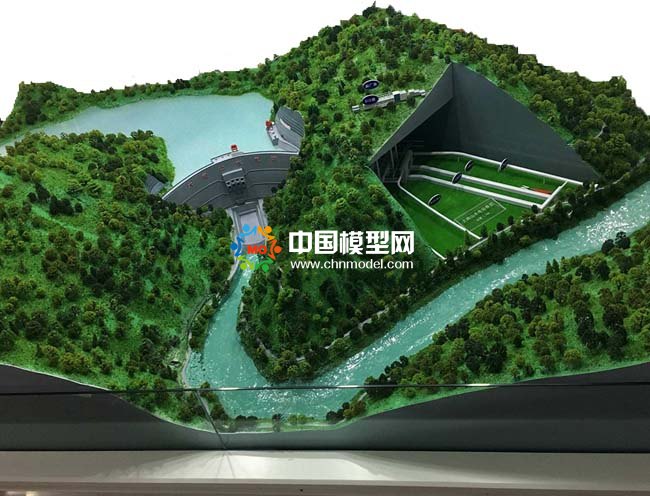 大崗山水電站沙盤模型