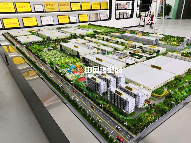 汽車動(dòng)力電池工廠沙盤模型