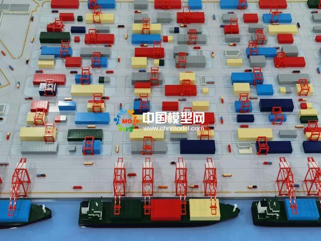南沙全自動化碼頭沙盤模型