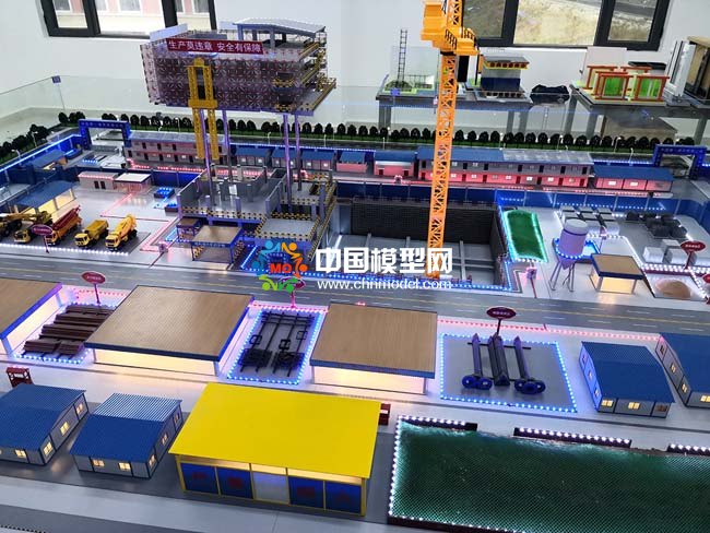 裝配式建筑工地安全管理沙盤(pán)模型