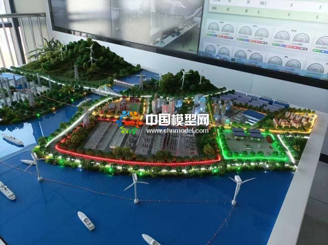 風(fēng)光資源儲備新能源產(chǎn)業(yè)沙盤模型
