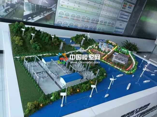 風(fēng)光資源儲備新能源產(chǎn)業(yè)沙盤模型