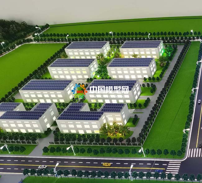 工商業(yè)分布式光伏電站沙盤模型