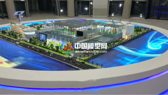 有機(jī)廢棄物資源化利用處理沙盤模型