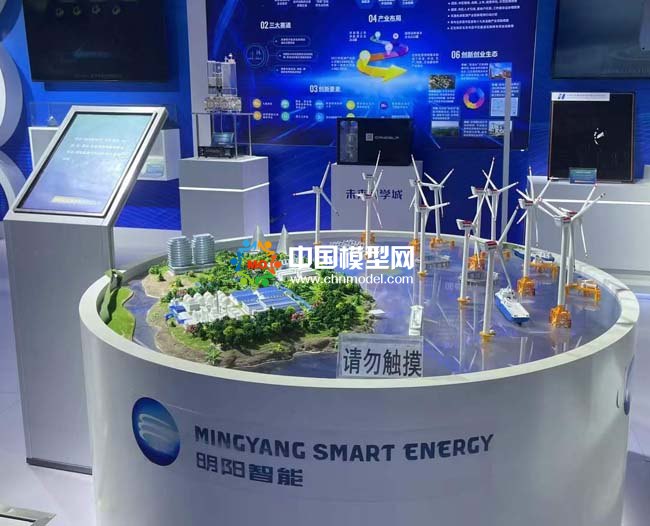 智慧風(fēng)電場(chǎng)解決方案沙盤模型