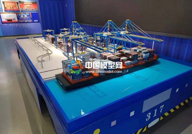 港口物流航運(yùn)沙盤(pán)模型