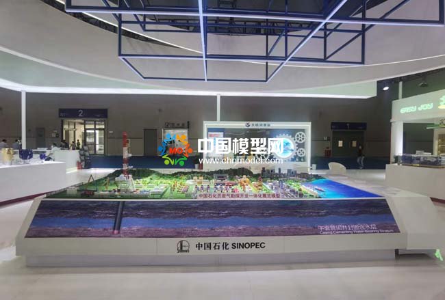 頁巖氣勘測(cè)開發(fā)沙盤模型