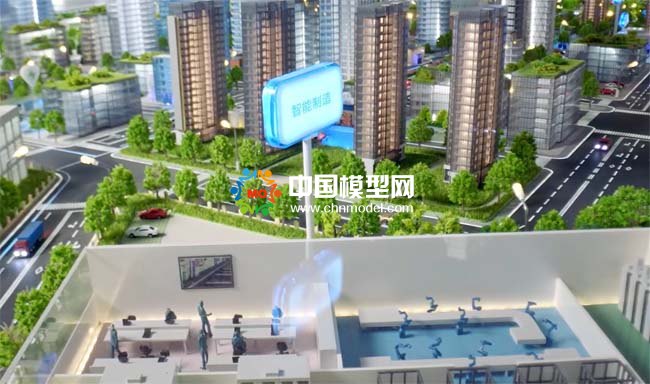 松下綠智造沙盤(pán)模型