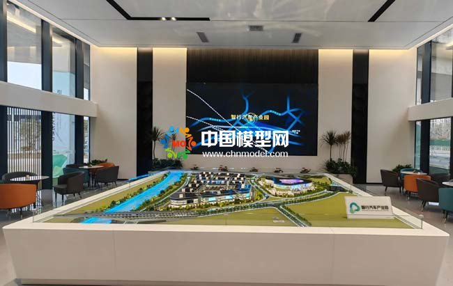 智行汽車產(chǎn)業(yè)園沙盤(pán)模型