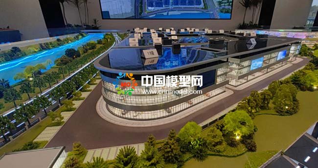 智行汽車產(chǎn)業(yè)園沙盤(pán)模型