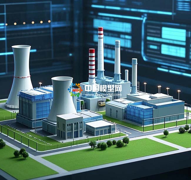 智慧電廠沙盤模型，點亮能源變革新視界