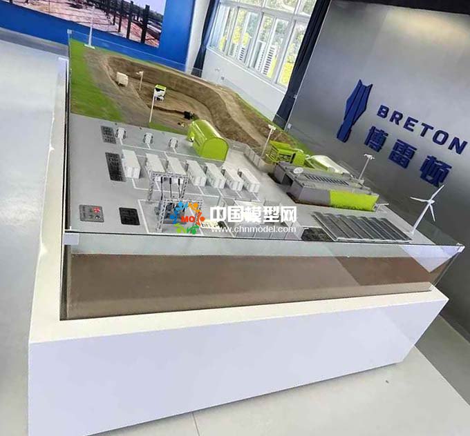 零碳生產(chǎn)綜合零碳能源解決方案沙盤模型