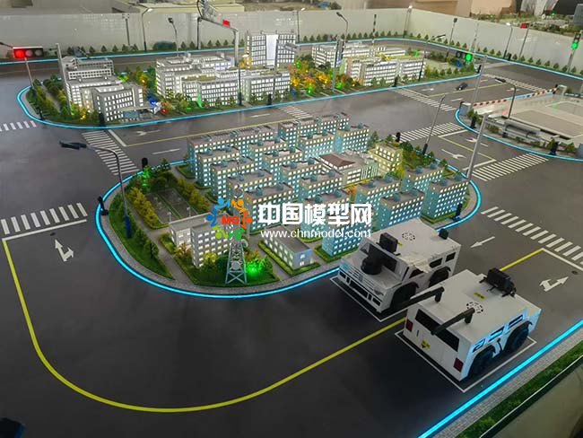 智能網(wǎng)聯(lián)實訓交通沙盤模型