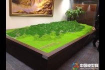 原始恐龍時代場景模型，流村菩薩鹿地形沙盤模型